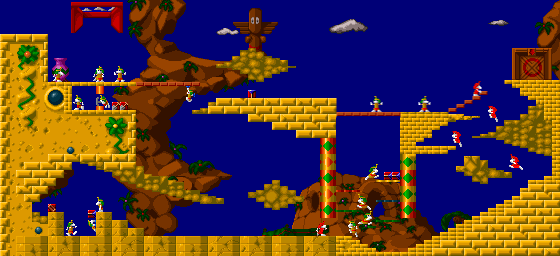 Overview: The Lemmings Chronicles / All New World of Lemmings, Amiga, Egyptian, 23